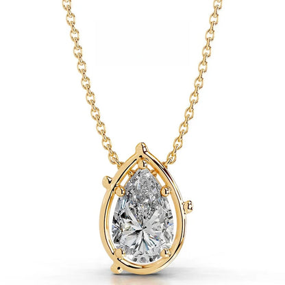 Collar de plata de ley 925 marca MuShan con diamante de moissanita, gargantilla para boda para chicas, colgante con patente MST chapado en oro de 18K