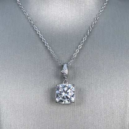 MuShan Luxury MuShan L 925 Sterling Silver Necklace Zircon 7A Infinity Office for Bride Real Gold Plated Premium Jewelry Pendant