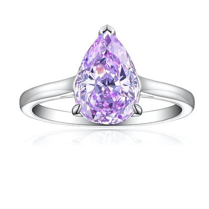 Bague de mariage MuShan Jewelry en argent sterling 925, style luxueux avec diamant à haute teneur en carbone, bijou élégant pour femme, joaillerie fine