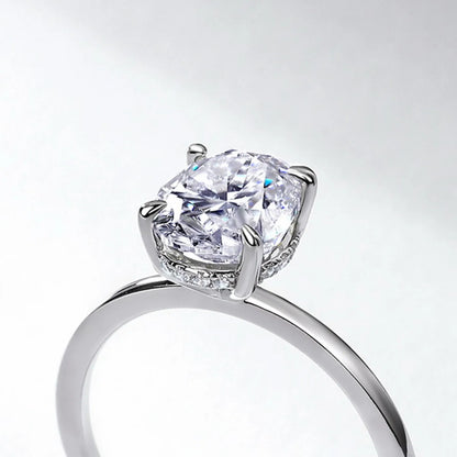 MUHAN Luxury Jewelry  925 Sterling Silver Ring Wedding Band  Women GRA Certificate Moissanite Diamond Rings D Color Fine Jewelry