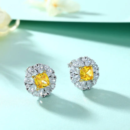 Boucles d'oreilles MuShan Luxury Jewelry en argent sterling 925, créoles avec oxyde de zirconium 5A, plaquées rhodium, bijoux raffinés pour femmes pour soirées