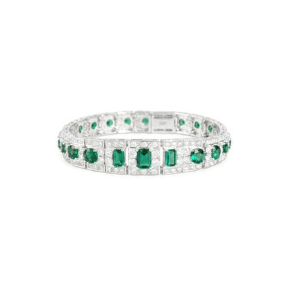 MuShan Jewelry 925 Sterling Silver Bangle 5A CZ Gemstones HCD Gemstones Designer Wedding 925 Sterling Silver Bangle Accessories