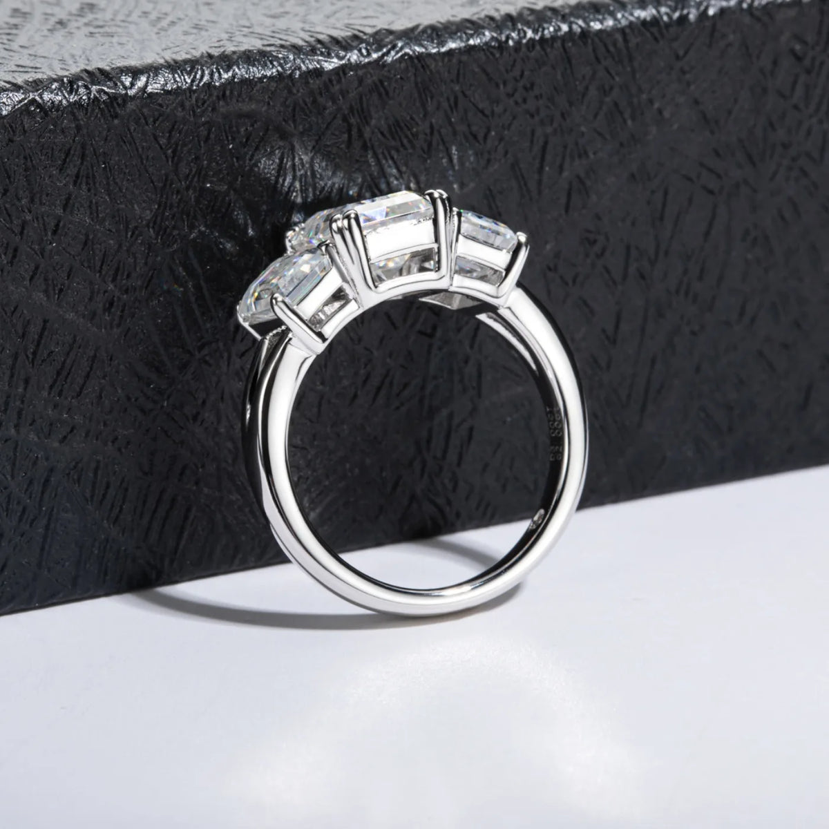 MUHAN Luxury Jewelry  925 Sterling Silver Ring Wedding Band  Women GRA Certificate Moissanite Diamond Rings D Color Fine Jewelry