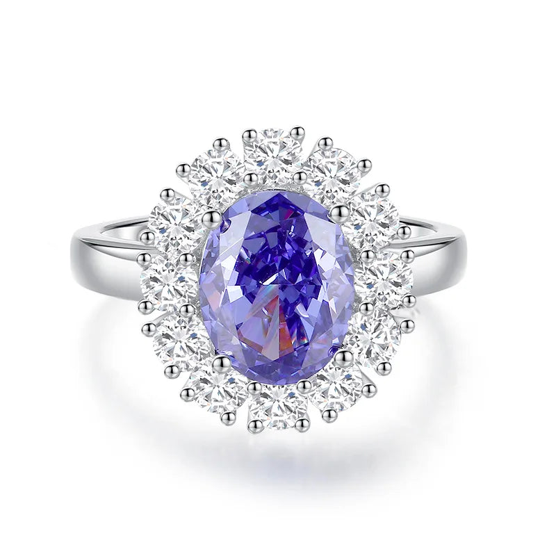 Bague de marque MuShan en argent sterling 925 avec diamant haut carbone (HCD) pour femme, plaquée rhodium, bijou de joaillerie