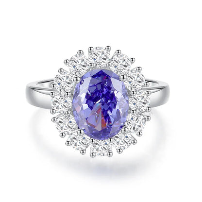 Bague de marque MuShan en argent sterling 925 avec diamant haut carbone (HCD) pour femme, plaquée rhodium, bijou de joaillerie