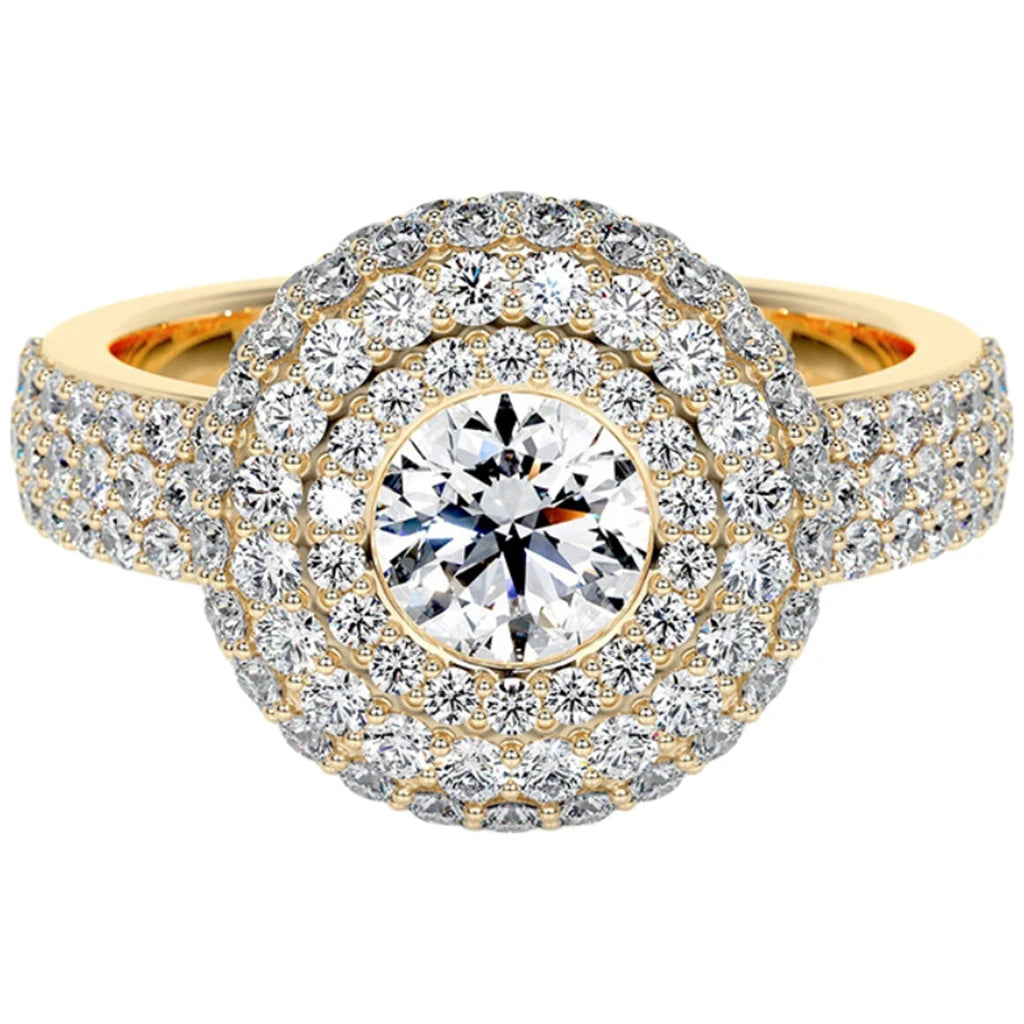 MUSHAN Custom Jewelry 925 Sterling Silver Ring Moissanite D Color VVS Luxury Solid Lady 925 Sterling Silver Rings Diamond