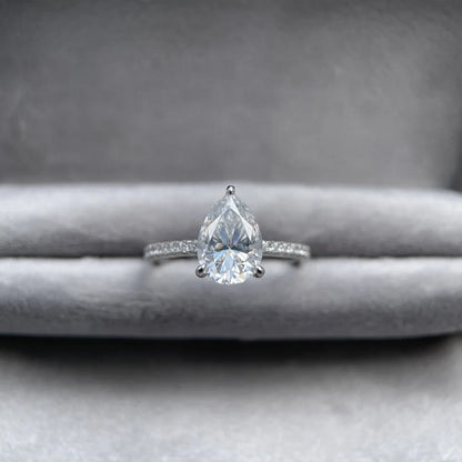 MUSHAN Luxury Jewelry 925 Sterling Silver Ring Band Women GRA Certificated Moissanite Diamond Emerald D Color Rings Fine Jewelry