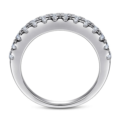 MuShan Jewelry 925 Sterling Silver Elegant Engagement Ring 5A Cubic Zirconia Rings Bands Anniversary Rings Bands  Women Gift