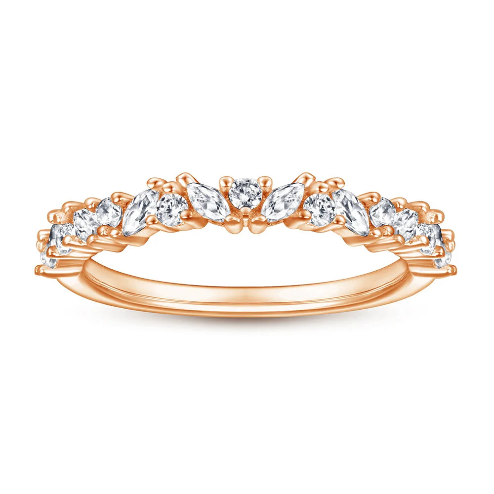 Bague de fiançailles MuShan Jewelry en argent sterling 925, anneau avec zircon cubique 5A, cadeau pour femme, anniversaire, Saint-Valentin