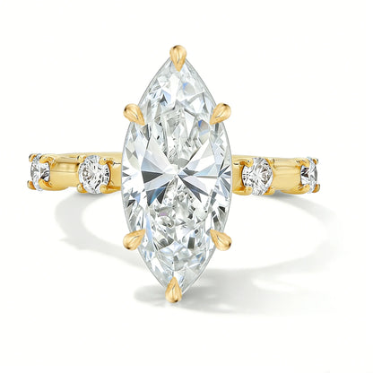 MUSHAN Custom Jewelry 925 Sterling Silver Ring Moissanite D Color VVS Fine Lustrous Radiant Handcrafted Rings Diamond Accessorie