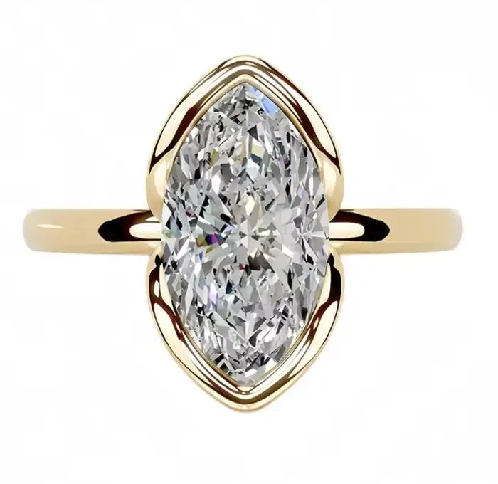 MUSHAN Luxury MST Series Jewelry 925 Sterling Silver Rings 2ct Moissanite Diamond Women Ring Bands GRA Certificate Fine Jewelry