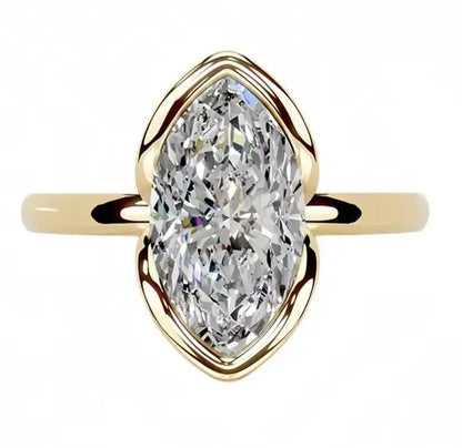 MUSHAN Luxury MST Jewelry 925 Sterling Silver Rings 2ct D Color Moissanite Diamond Women Ring Band GRA Certificated Fine Jewelry