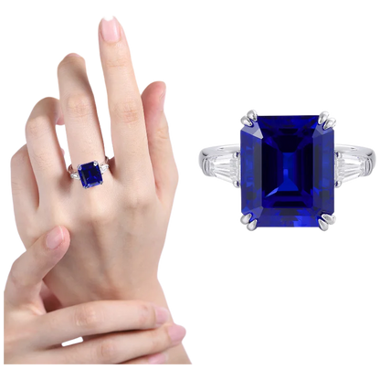 MUSHAN Custom Jewelry 925 Sterling Silver Ring Lab Red Ruby Heart Luxury Ring for Women 18K Gold Plated GRC Certificate Rings
