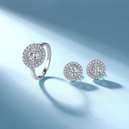Anillo de lujo MUSHAN de plata de ley 925 para mujer, sortija con diamante de moissanita certificado por GRA, esmeralda, color D, joyería fina