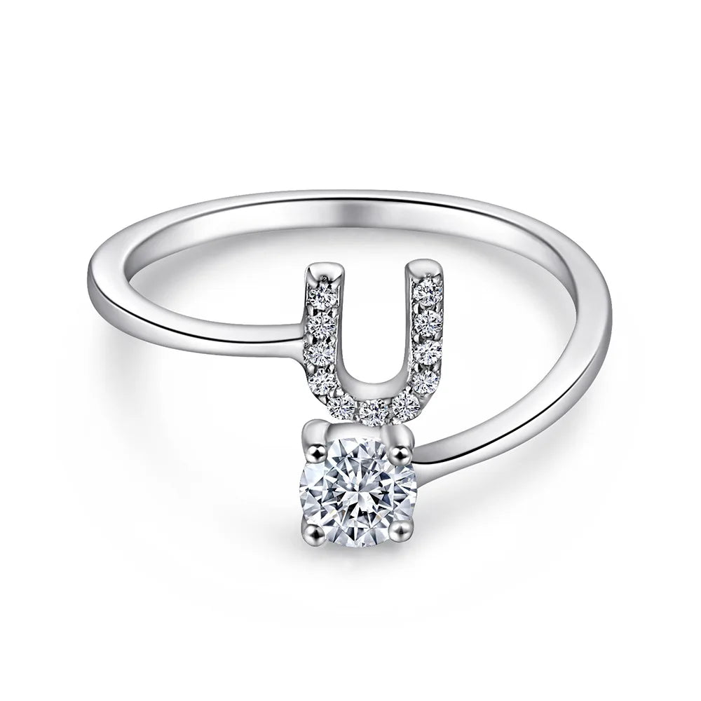 MuShan Jewelry 925 Sterling Silver Rings Bands Engagement Ring 7A Cubic Zirconia Rings Bands Rings Bands Anniversary  Women Gift