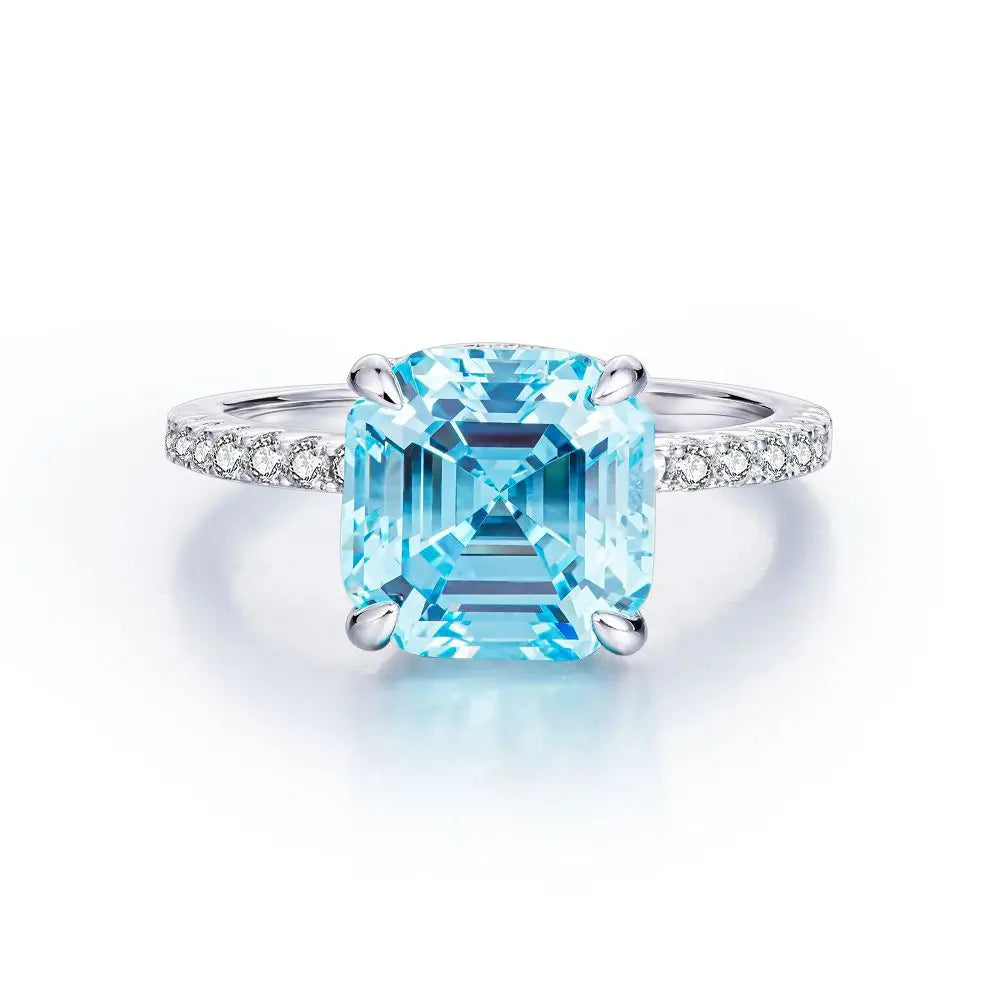 MUSHAN Luxury Jewelry s 925 Sterling Silver Rings For Women CMA Certificate HCD Gemstones Sapphire Ring Bands s925 Fine Jewelry