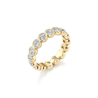 Anillo de plata de ley 925 MUSHAN Custom Jewelry con moissanita color D VVS1, anillo de diseño brillante, accesorios de diamante