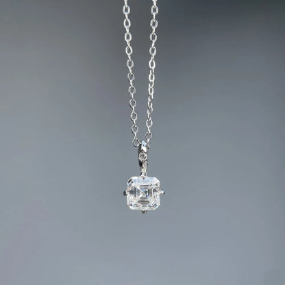 MuShan Luxury Jewelry 925 Sterling Silver Cuban Link Chain Moissanite Holiday Her 18K Gold Plated MST Patent GRA Certified