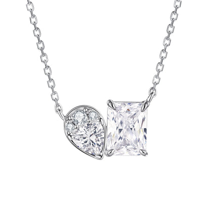 Collier MuShan Brand Jewelry en argent sterling 925, choker avec zircon de grade 7A, bijou de soirée plaqué rhodium pour femme, pendentif haut de gamme