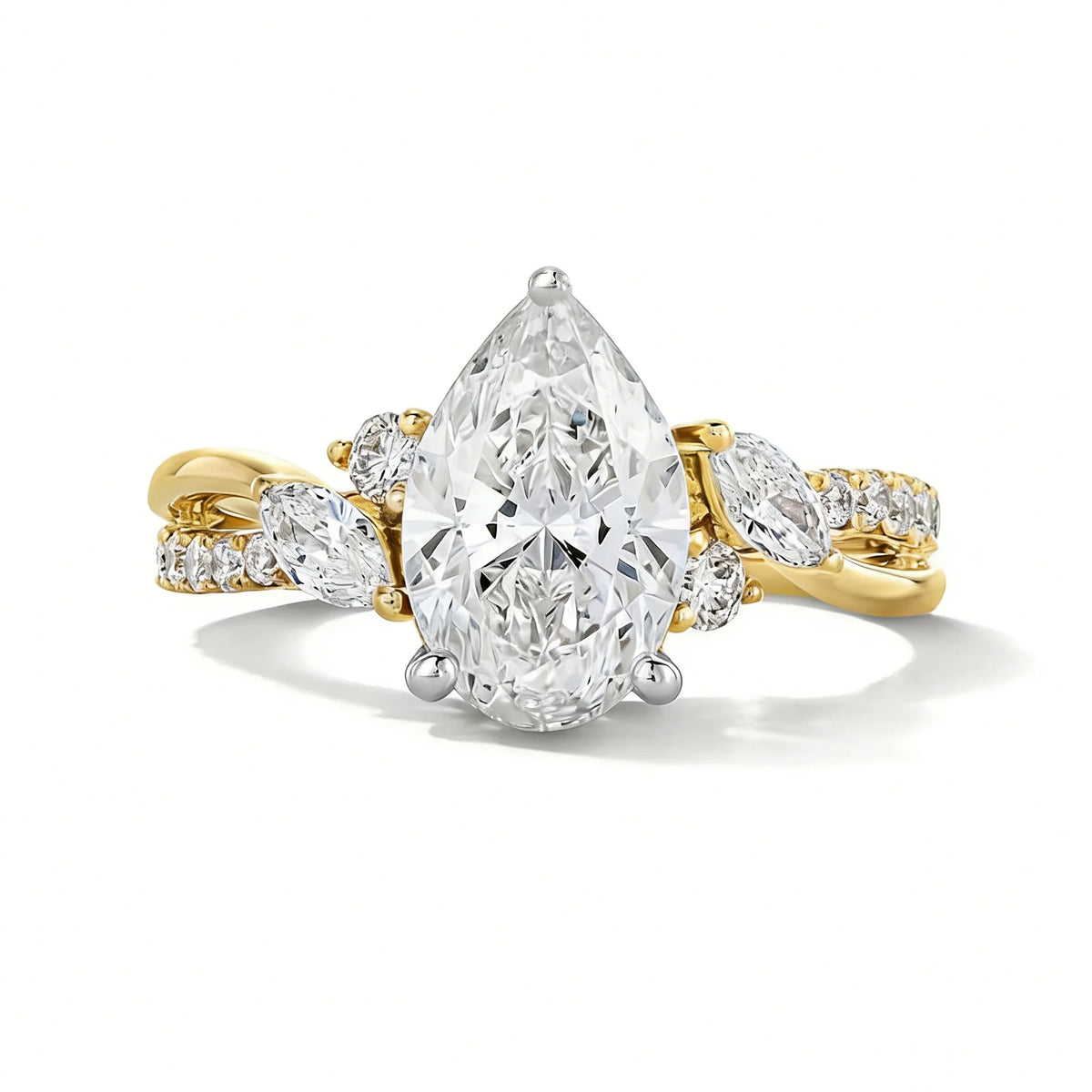 MUSHAN Custom Jewelry 925 Sterling Silver Ring Moissanite D Color VVS Fine Simulated Exquisite Noble Unique Rings Diamond