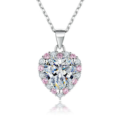 Collar de plata de ley 925 marca MuShan con circonita 5A, clásico para boda, para prometida, colgante de joyería premium bañado en oro de 18K