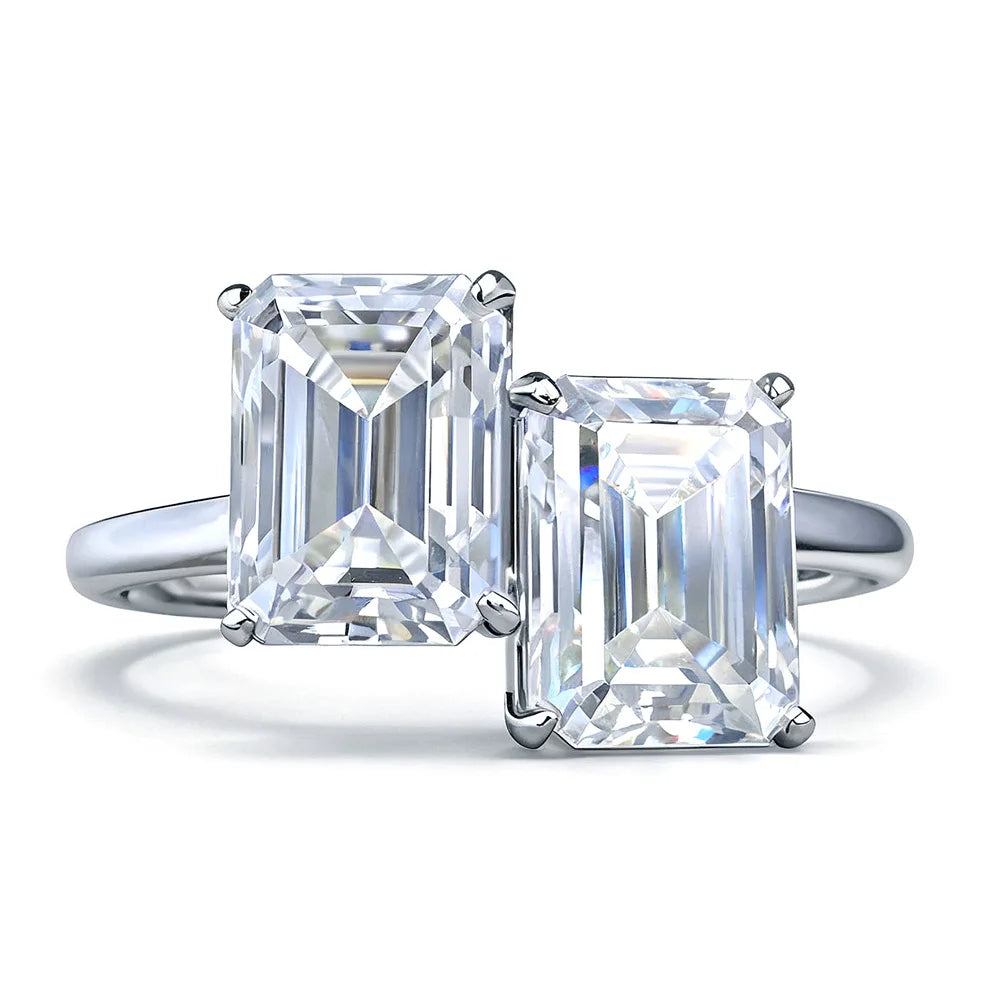 Bague MuShan Brand Jewelry en argent sterling 925, bague artisanale avec moissanite VVS pour partenaire, plaquée or 18 carats, bijou breveté MST