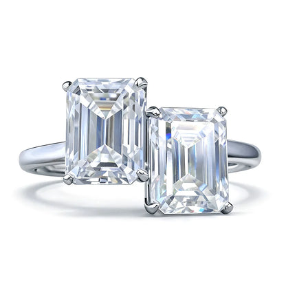 Bague MuShan Brand Jewelry en argent sterling 925, bague artisanale avec moissanite VVS pour partenaire, plaquée or 18 carats, bijou breveté MST