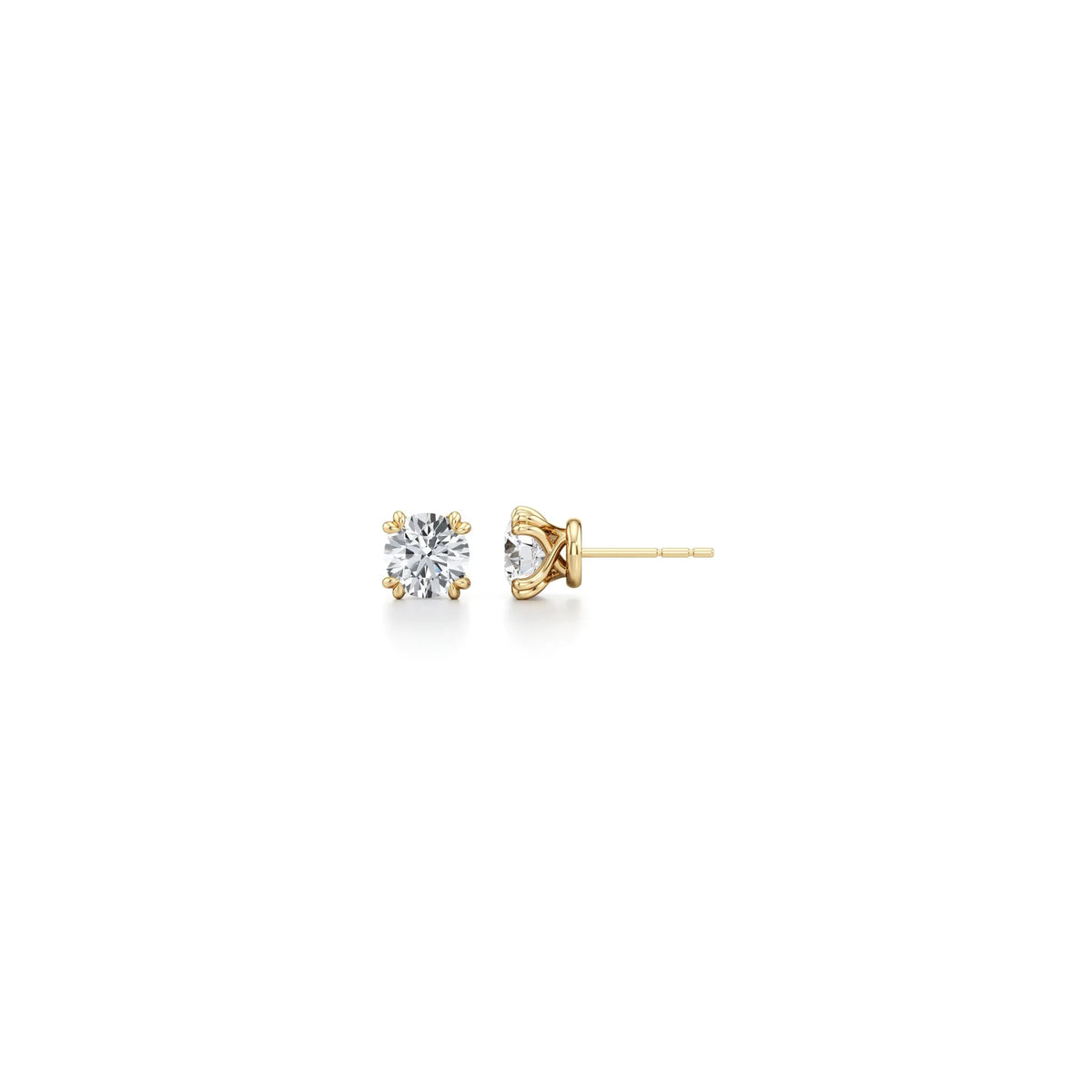 MUSHAN Custom Jewelry 925 Sterling Silver Earring Moissanite D Color VVS1 Fine Noble 925 Sterling Silver Earrings Diamond