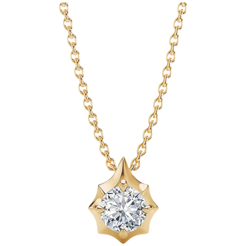 MUSHAN Luxury Jewelry 925 Sterling Silver Necklace Pendant Women 2ctw Moissanite Diamond D Color VVS Luxury Necklace Accessories