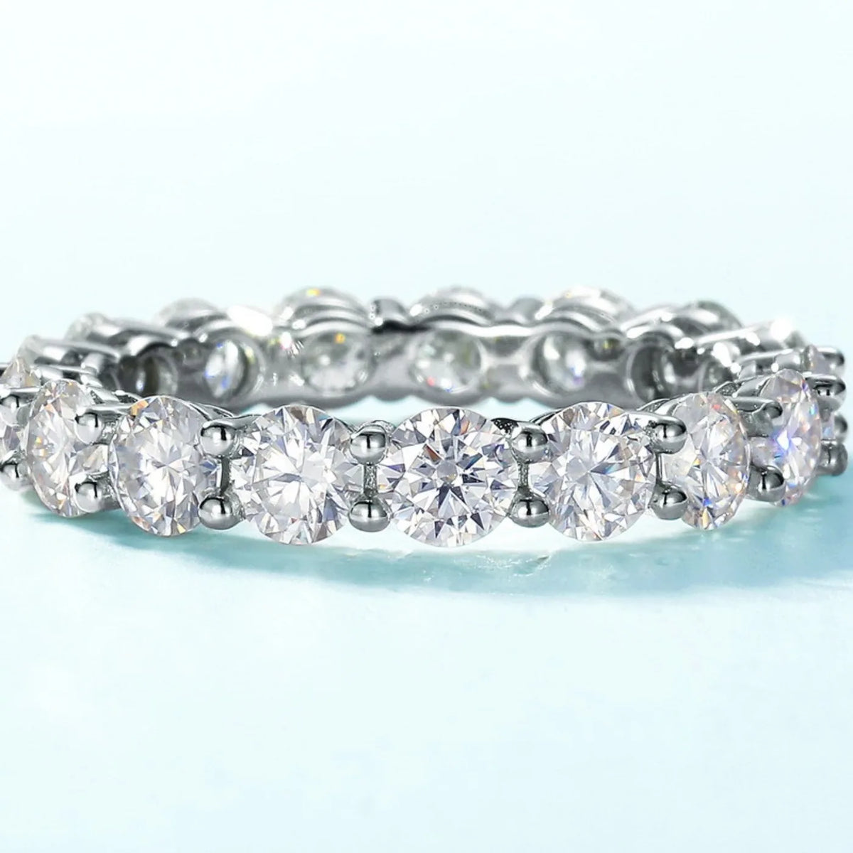 MUHAN Luxury Jewelry  925 Sterling Silver Ring Wedding Band  Women GRA Certificate Moissanite Diamond Rings D Color Fine Jewelry