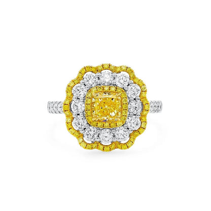 MuShan Jewelry 925 Sterling Silver Ring 5A CZ Gemstones High Carbon Gemstones Luxury 925 Sterling Silver Rings Accessories
