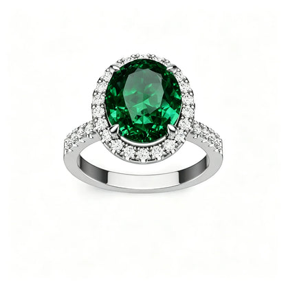 MUSHAN Custom Jewelry 925 Sterling Silver Ring Band 3ct Lab Grown Gemstones Ruby Emerald Sapphire Sunflower Rings Jewelry