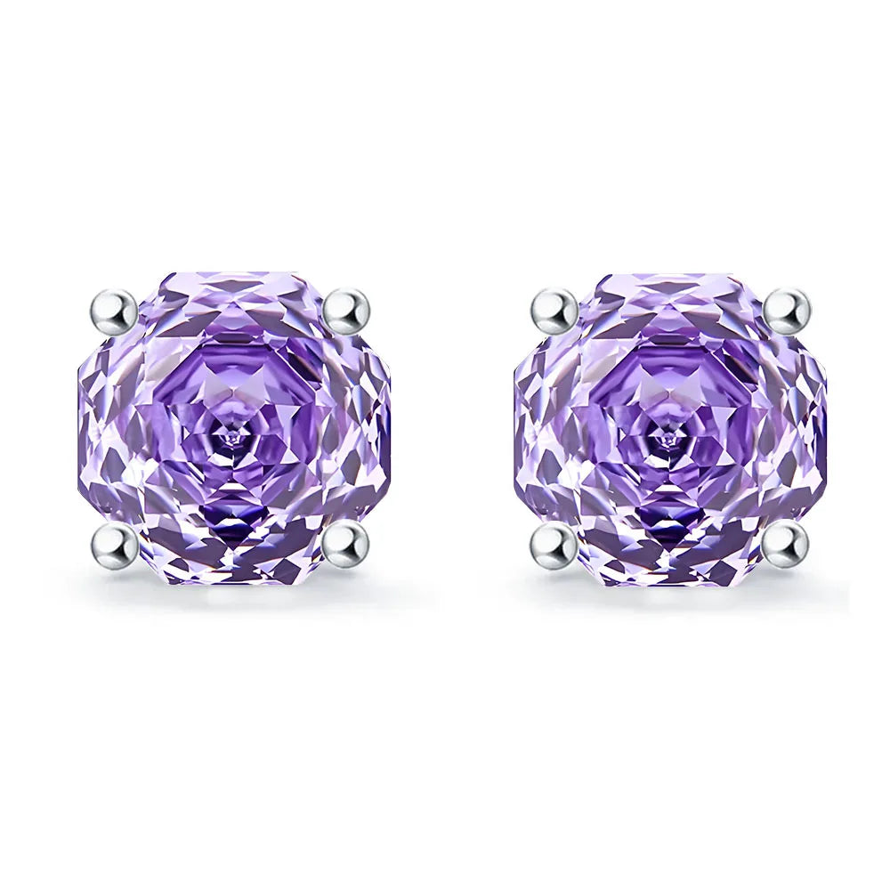 MuShan Jewelry 925 Sterling Silver Stud Earrings Dangle HCD Gemstones Engagement Party Premium Jewelry Women Earring Fine Jewelr