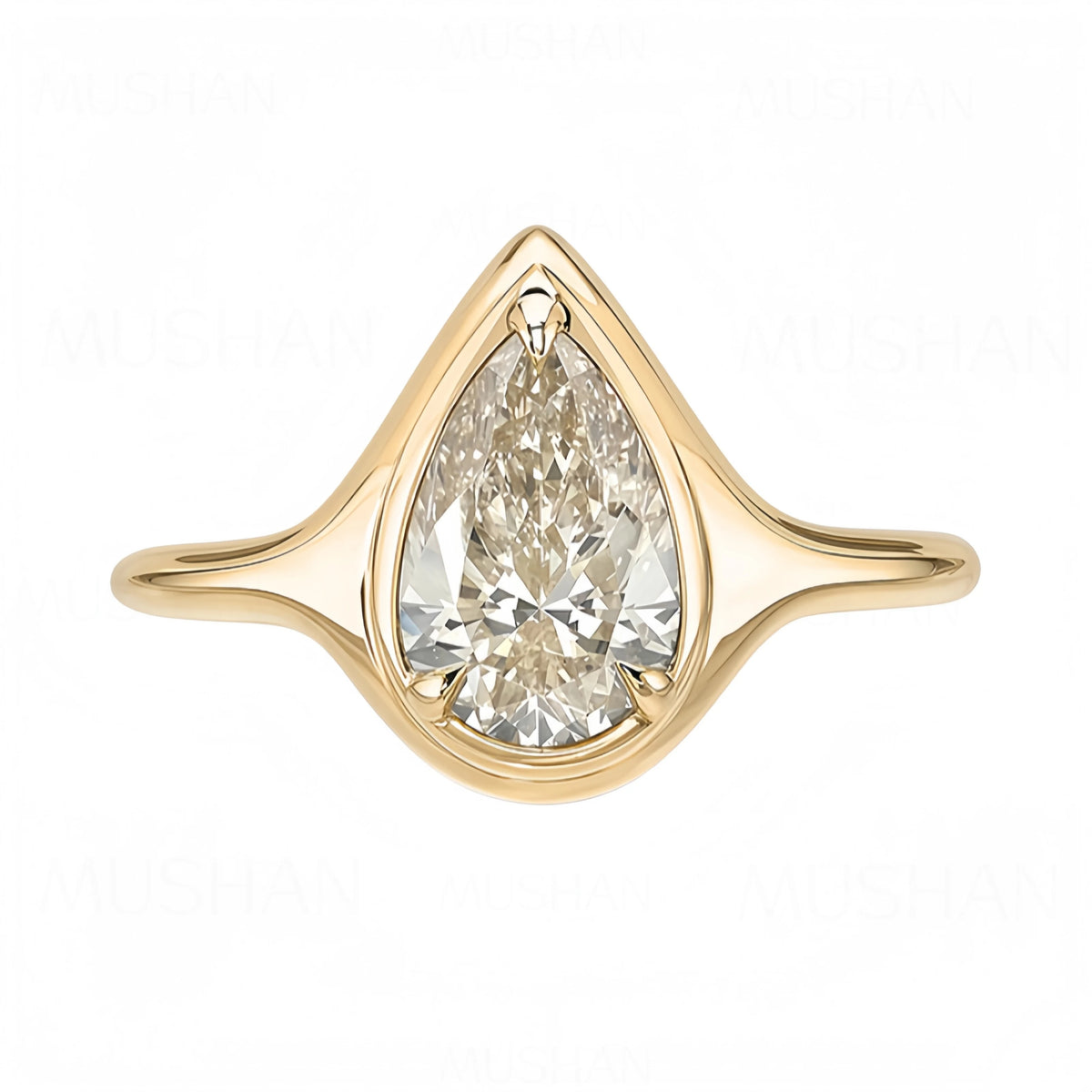 MUSHAN Patented Jewelry 925 Sterling Silver Ring Band For Women GRA Certificated Moissanite Diamond Ring Jewelry D Color VVS1