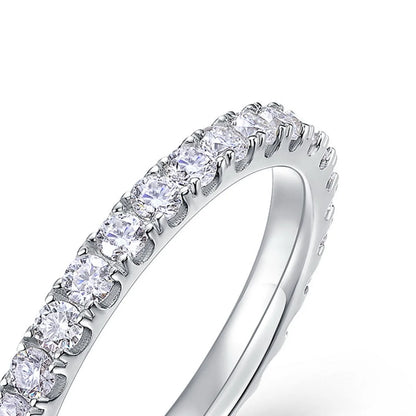 MUHAN Luxury Jewelry  925 Sterling Silver Ring Wedding Band  Women GRA Certificate Moissanite Diamond Rings D Color Fine Jewelry