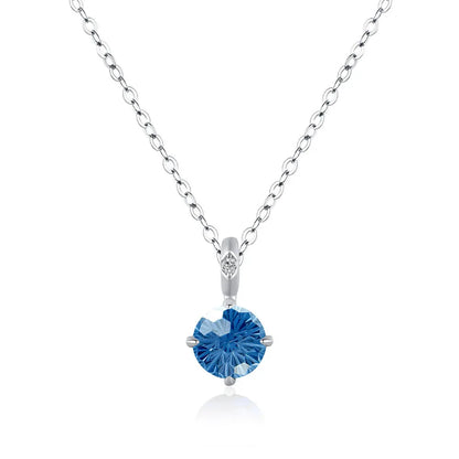 MuShan Jewelry 925 Sterling Silver Necklace Pendant Chain HCD Diamonds Engagement Party Romantic Style Women Necklaces Jewelry