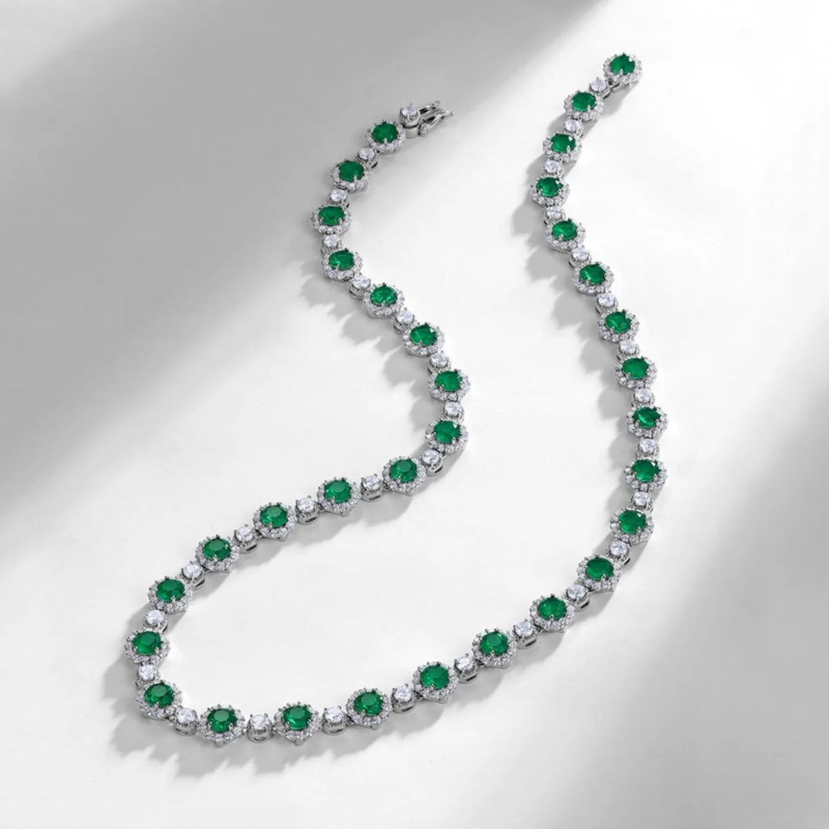 Collier pendentif MUSHAN Luxury Jewelry en argent sterling 925 avec pierres précieuses émeraude et rubis créées en laboratoire, colliers et pendentifs GRC Jewelry