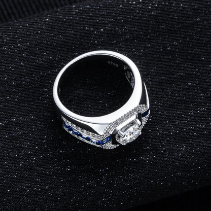 MuShan Luxury Jewelry 925 Sterling Silver Ring Moissanite Gorgeous Ring for Lover 18K Real Gold Plated MST Patent GRA Rings