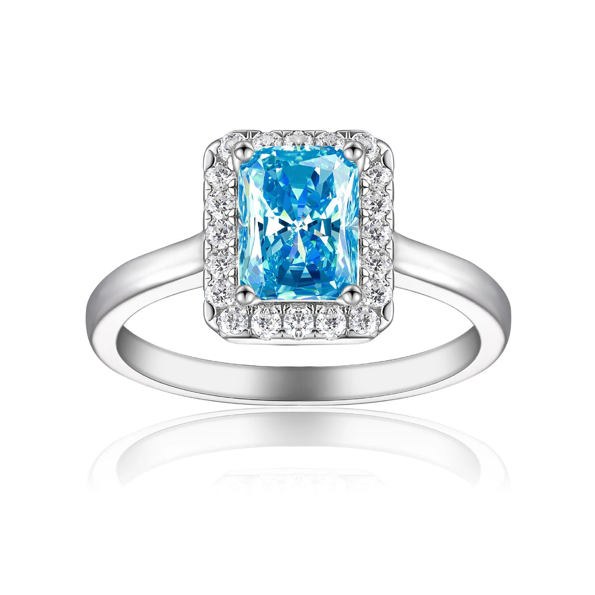 MuShan Jewelry 925 Sterling Silver Ring Wedding Band High Carbon Diamond Modern Style Premium Jewelry Women Rings Fine Jewelry