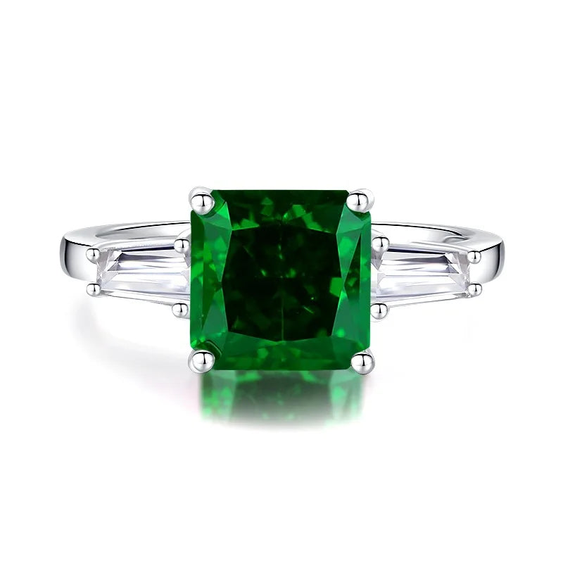MuShan Brand Jewelry 925 Sterling Silver Ring Cubic Zirconia 5A Grade Oval Romantic Women Real Gold Plated Fine Jewelry Rings
