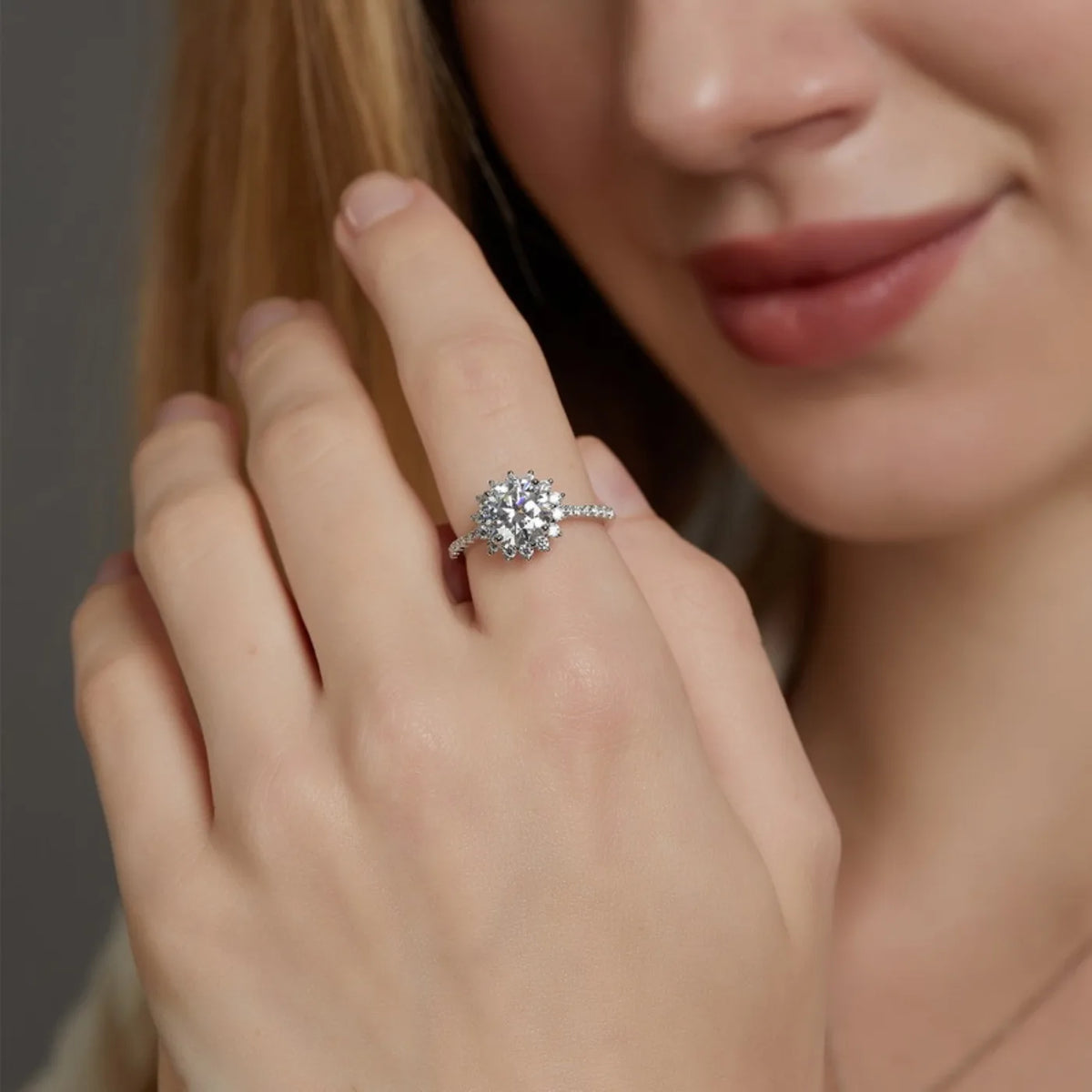 MUHAN Luxury Jewelry  925 Sterling Silver Ring Wedding Band  Women GRA Certificate Moissanite Diamond Rings D Color Fine Jewelry