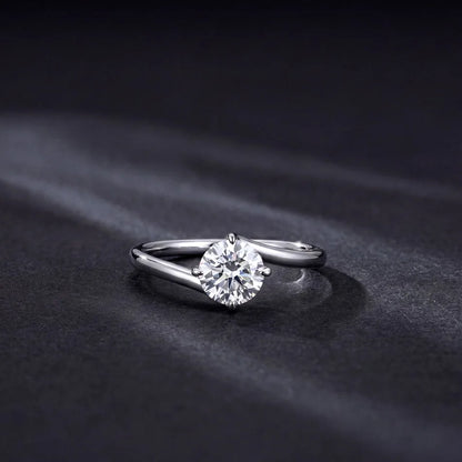 MUSHAN Custom Luxury Diamond Rings Jewelry IGI Certificated for Women 925 Sterling Silver Lab Grown Diamond Ring Band HPHT CVD