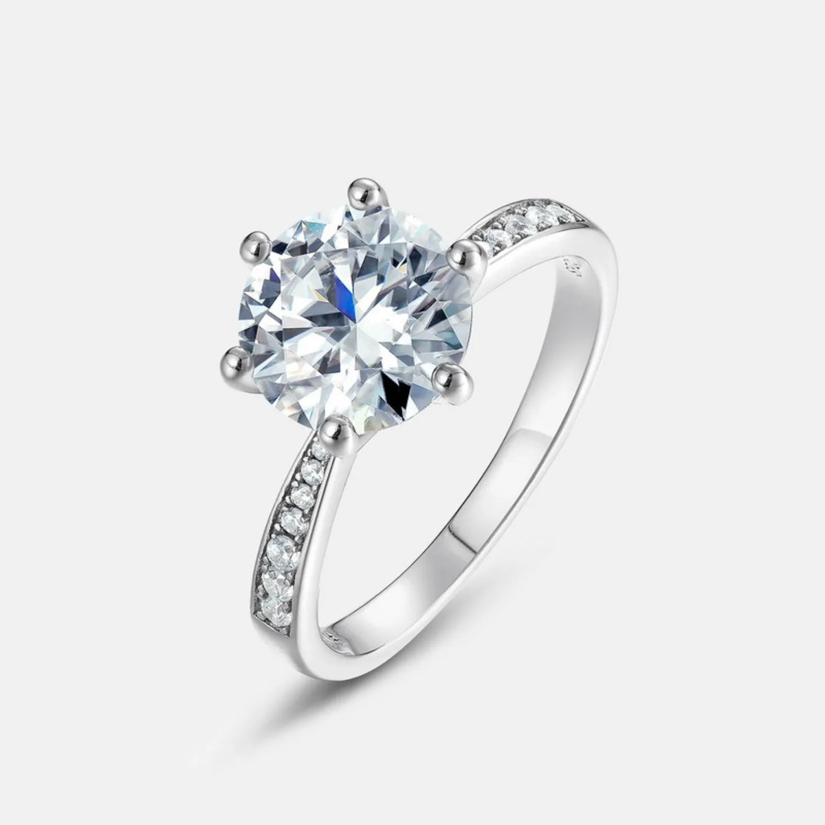 MUHAN Luxury Jewelry  925 Sterling Silver Ring Wedding Band  Women GRA Certificate Moissanite Diamond Rings D Color Fine Jewelry