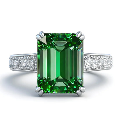 Bague de mariage MuShan Jewelry en argent sterling 925 avec diamant à haute teneur en carbone, cadeau pour demoiselle d'honneur, cadeau pour fille, bagues pour femmes, joaillerie fine