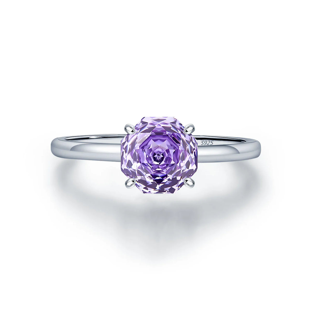 MuShan Jewelry 925 Sterling Silver Ring Wedding Band High Carbon Diamond Minimalist Style Fine Jewelry Women Rings Fine Jewelry