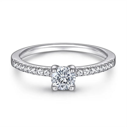 MuShan Jewelry 925 Sterling Silver Ring Wedding Band HCD Gemstones Best Friend Gift Premium Jewelry Women Rings Fine Jewelry