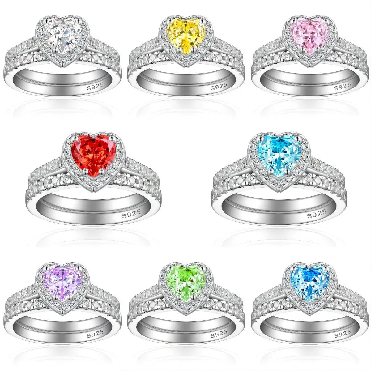 Anillo de compromiso de plata de ley 925 MuShan Jewelry, alianza de boda con diamante de alto carbono, regalo del Día de la Madre, anillo vintage para mujer, joyería fina