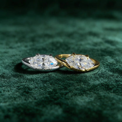 Anillo de lujo MUSHAN de plata de ley 925 para mujer, con diamante de moissanita certificado por GRA, color esmeralda D, joyería fina
