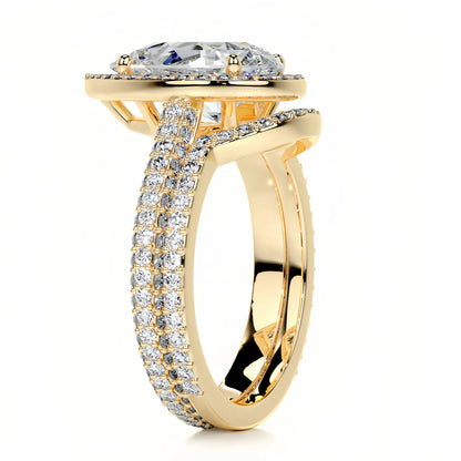 MUSHAN Custom Jewelry 925 Sterling Silver Ring Moissanite D Color VVS1 Luxury Zest Sparkling Stunning Rings Diamond Accessories