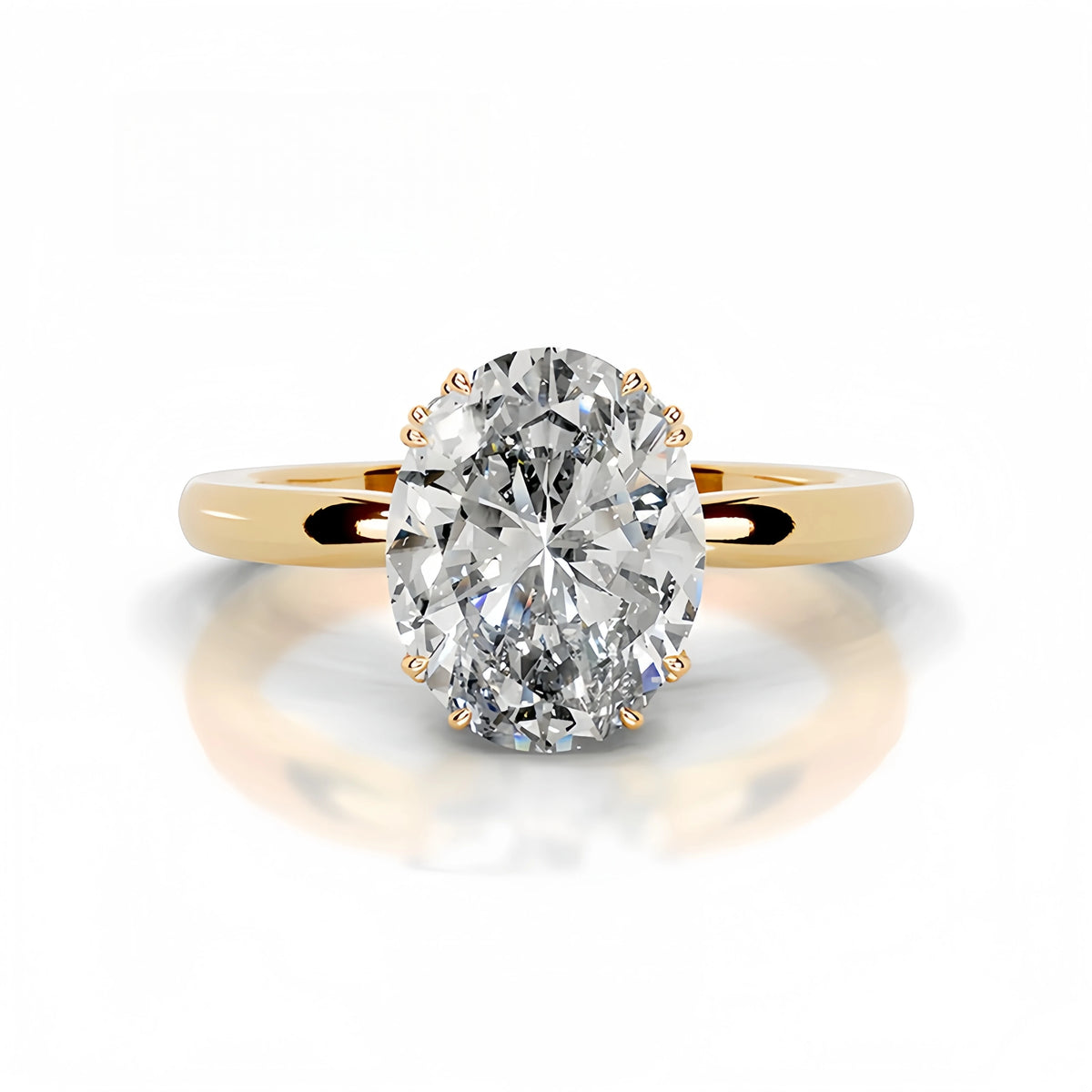 MUSHAN Bespoke Jewelry 925 Sterling Silver Rings Band 3ct 4ct 5ct Real D Color VVS1 Moissanite Wedding Ring MST Patent Design